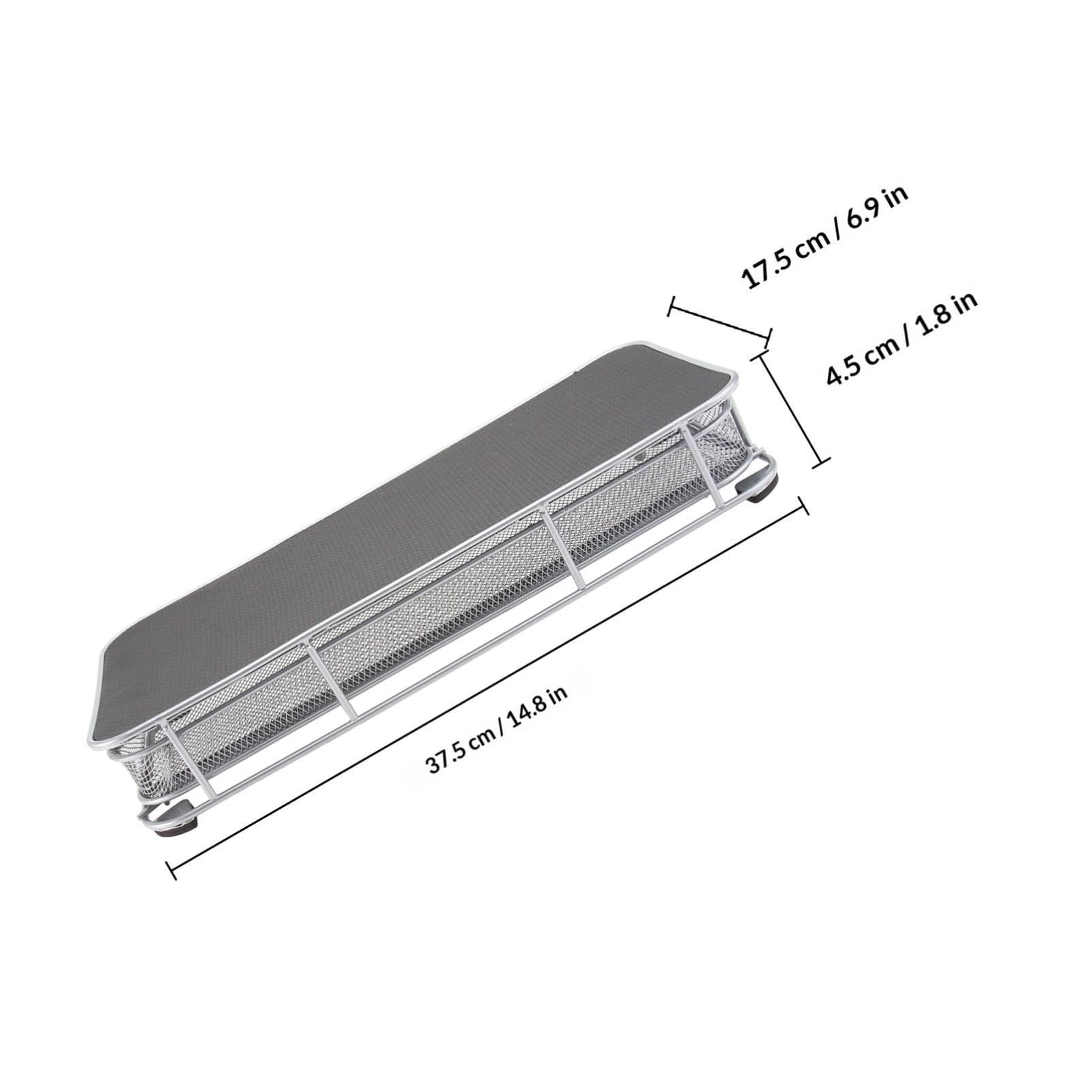 Zerodeko Support de Rangement Stockage Ordonné pour Dosettes de Café en Métal Argenté, Tiroir Robuste et Empilable pour Intérieur Salon