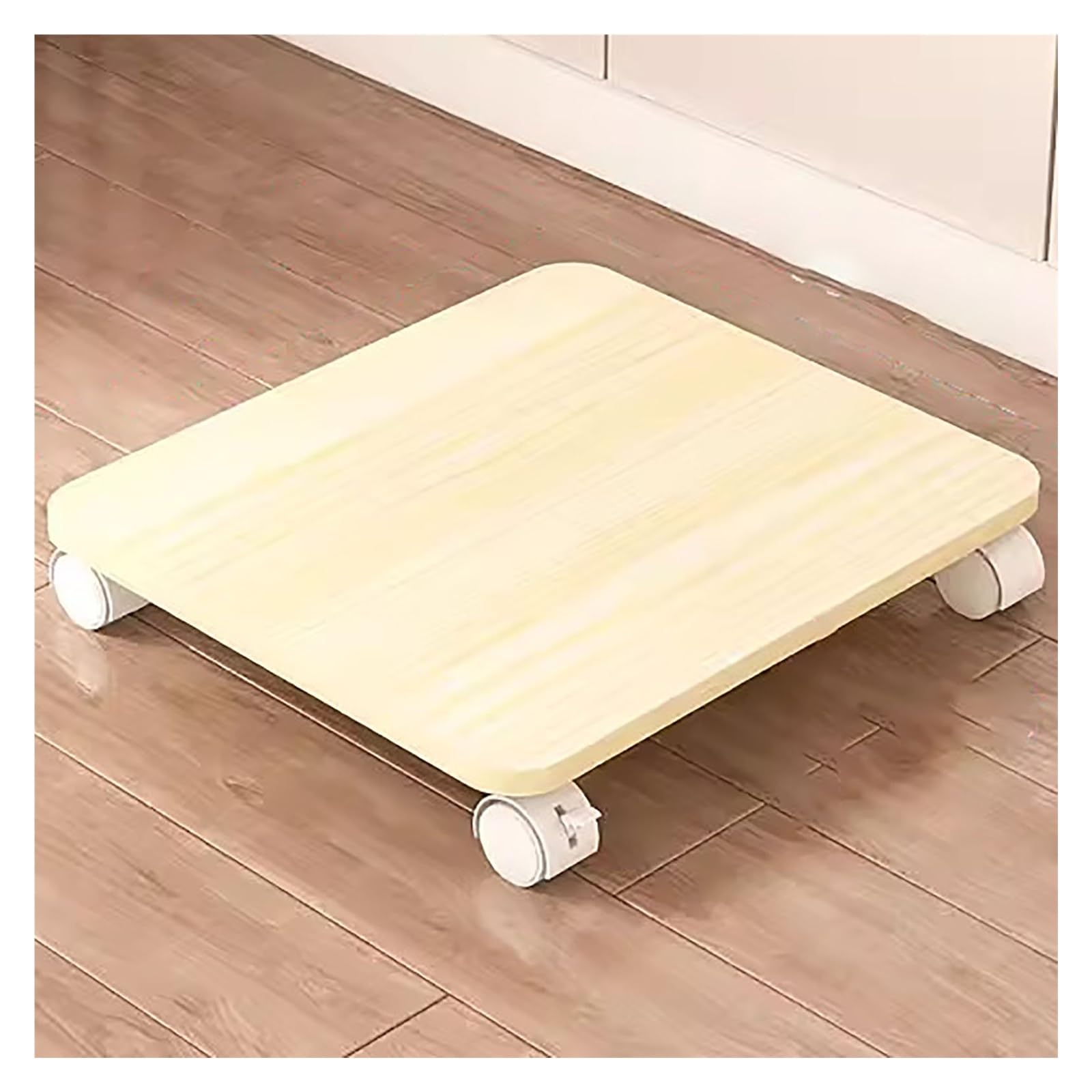 Soporte para impresora debajo del escritorio con ruedas de bloqueo, carrito de impresora móvil para espacios pequeños, soporte resistente para máquina, diseño compacto para oficina o uso doméstico