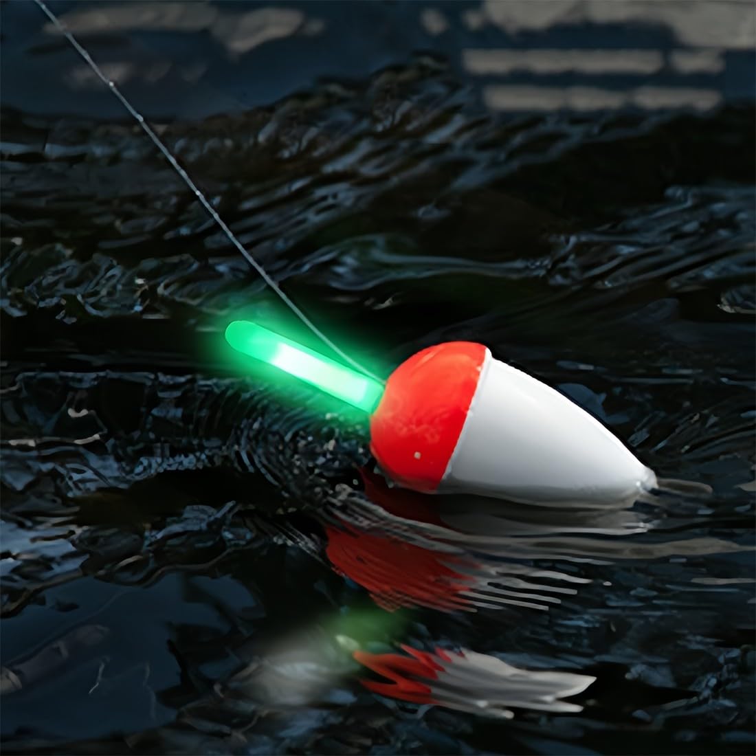 100 Piezas Varillas de Luz de Pesca, Luz de Pesca Fluorescente, Varilla de Luz de Pesca de 4 x 38 mm, Pesca con Barra Luminosa, Herramientas de Pesca Pesca Nocturna