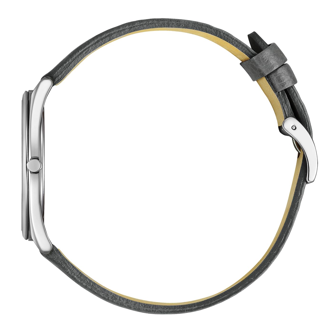 Citizen AR3120-24L męski analogowy zegarek Eco-Drive ze skórzanym paskiem
