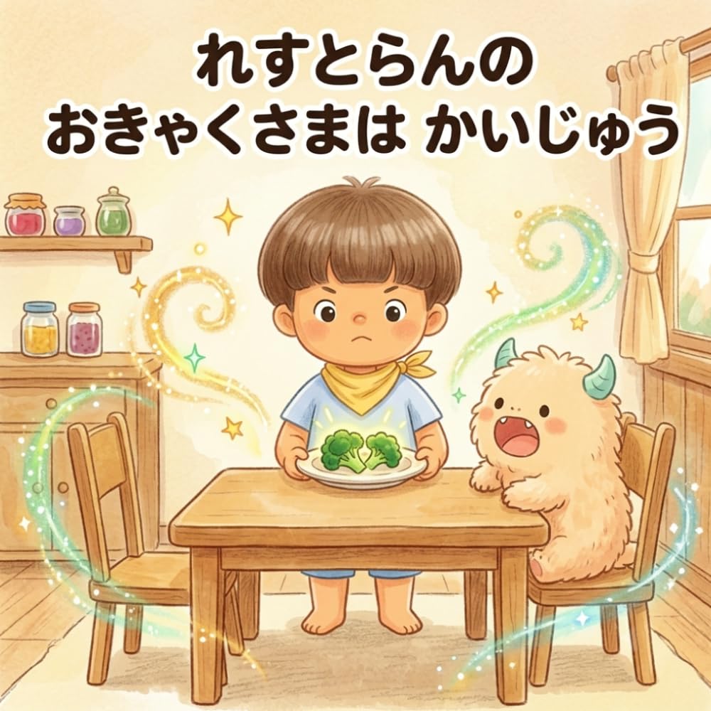 れすとらんの おきゃくさまは かいじゅう: 2歳・3歳・4歳・5歳向け 偏食と遊び食べを笑顔に変える 食育えほん