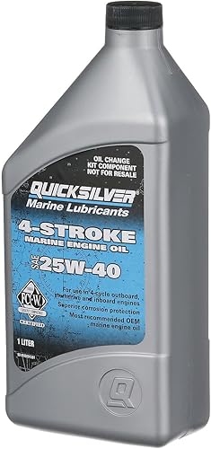 Miniatura 4 de Kit de cambio de aceite Quicksilver de 4 tiempos  para motores fuera de borda Mercury  15, 20, 25, 30, 40, 50, 60, 75, 90, 115, 150, 175, 200, 225,