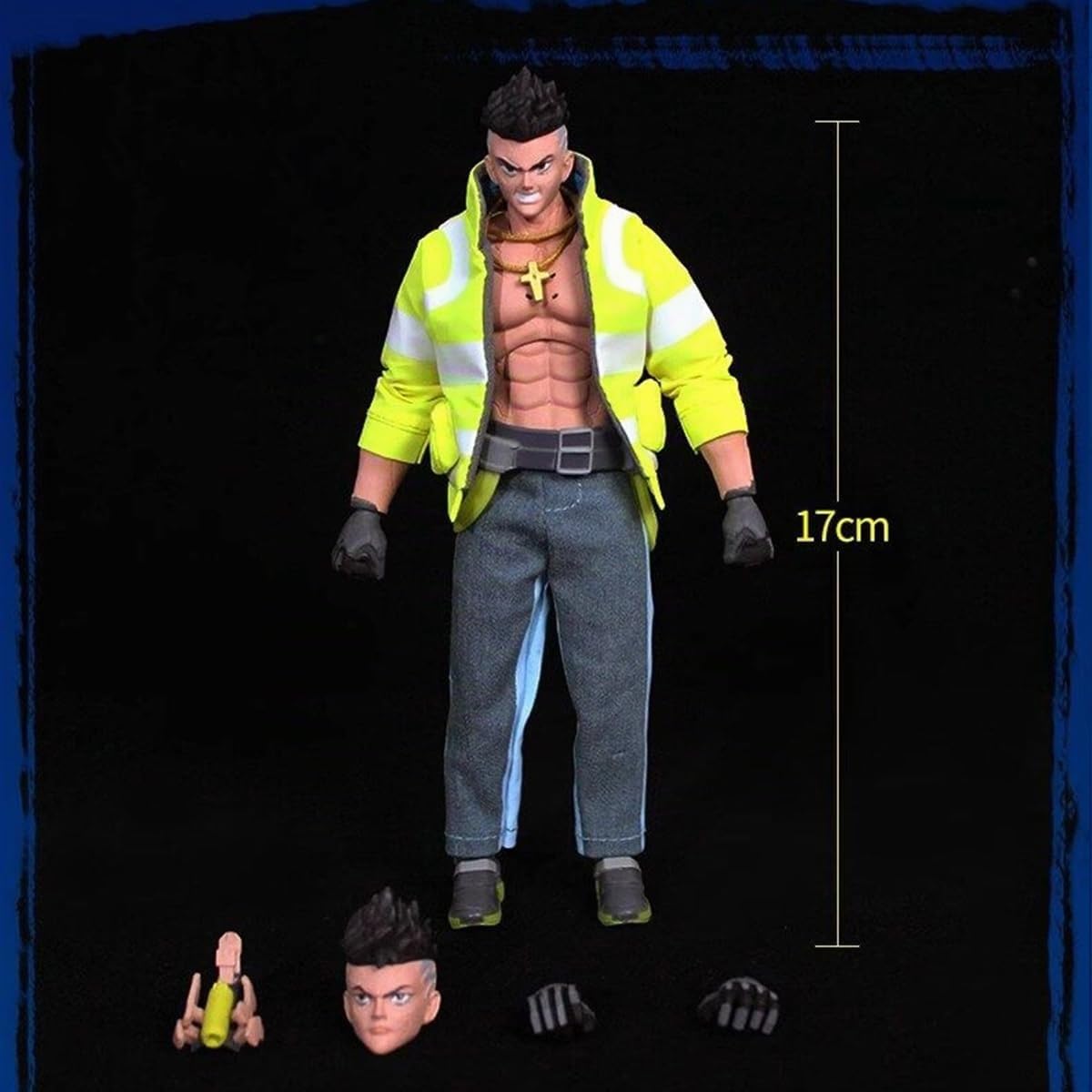 HiPlay JADA Toys David 35004, 1/12 Scale Collectible Action Figure Full Set