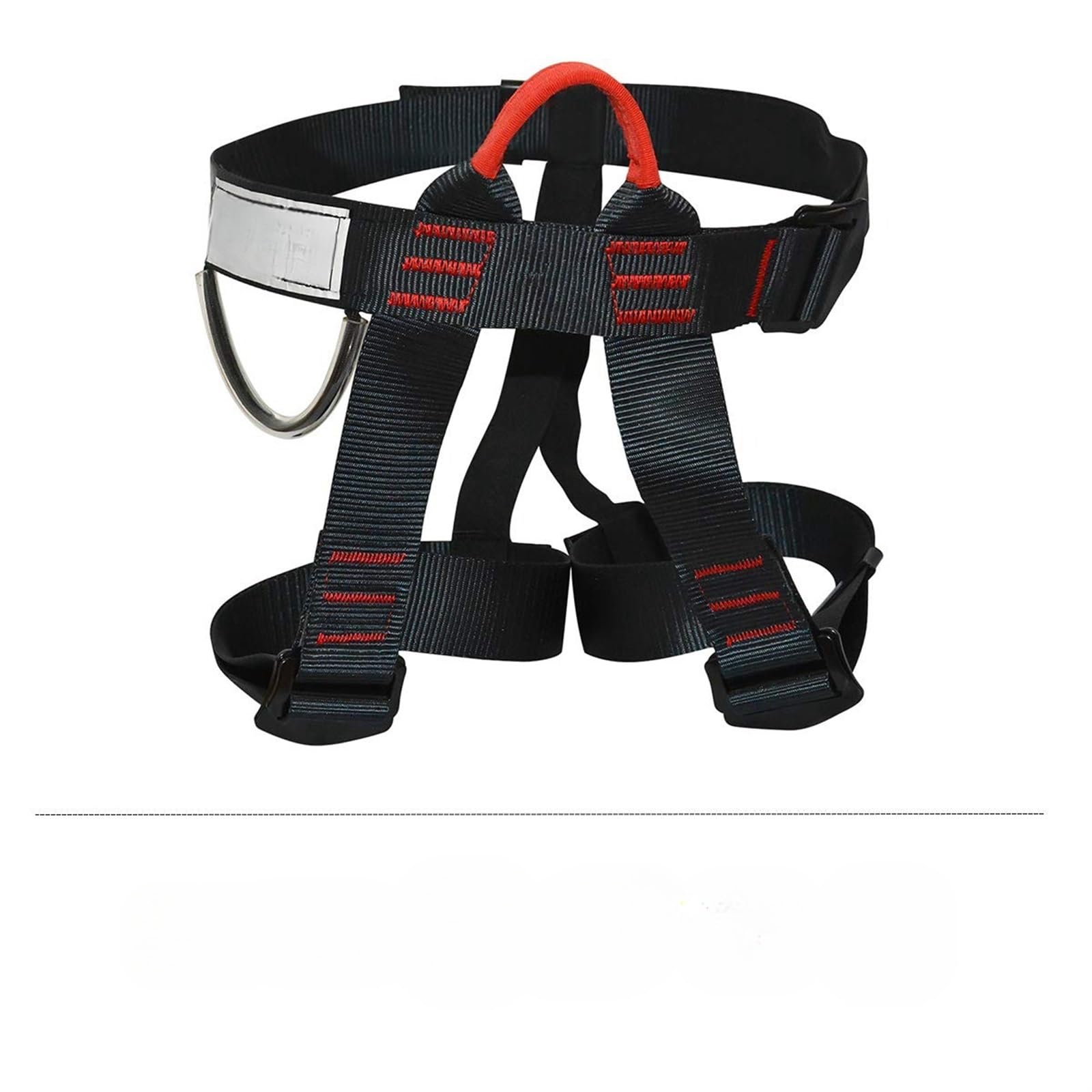 THE WHITE SHOPClimbing, Rock Climbing, Half Body for Rappelling Fire Rescuing Tree Climbing Gear（black）
