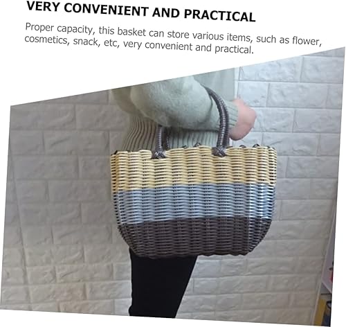 Miniatura 6 de Cesta de almacenamiento al aire libre de plástico para artículos diversos, asa para cestas de ducha, organización del hogar