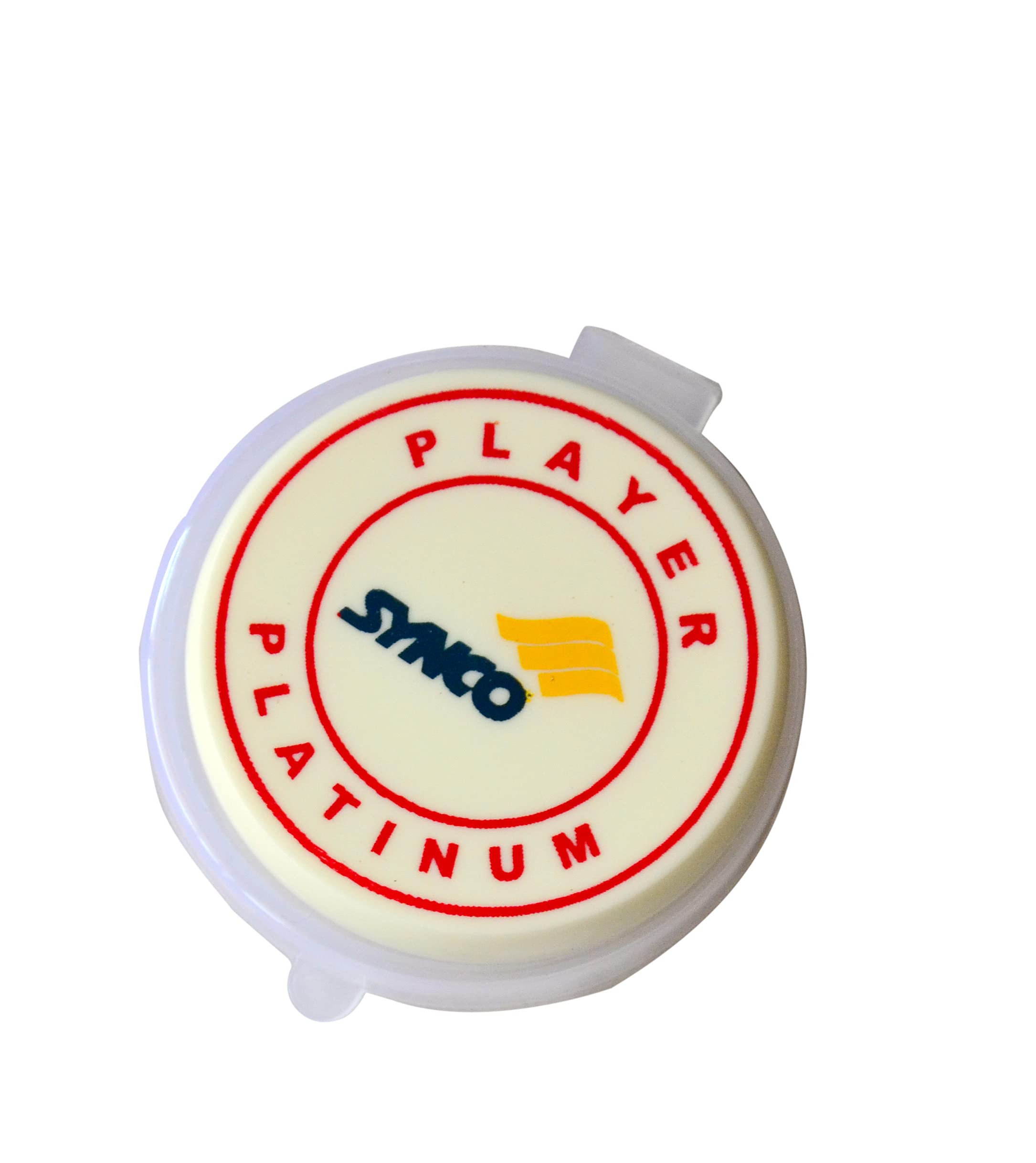 Synco Carrom Striker Professional 15g with Special case, Assorted Color, 1pcs (Platinum)