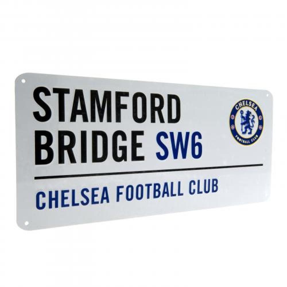 Official Chelsea Fc Gifts Men's Chelsea Fc Official Football Gift Street Sign - A Great Christmas/Birthday Gift Idea For And Boys