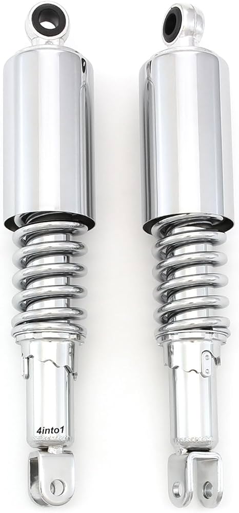 Amazon.com: Chrome Rear Shocks - 321mm / 12 5/8