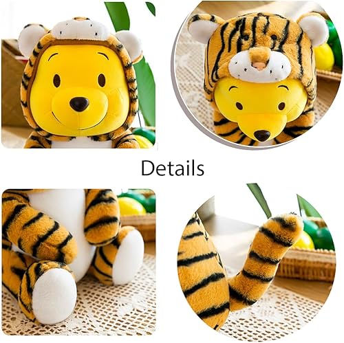 Miniatura 4 de BAI LAN HEI Winnie The Pooh - Animal de peluche de 21.7 pulgadas, peluche Kawaii de dibujos animados Pooh Bear de peluche, regalos para niños y