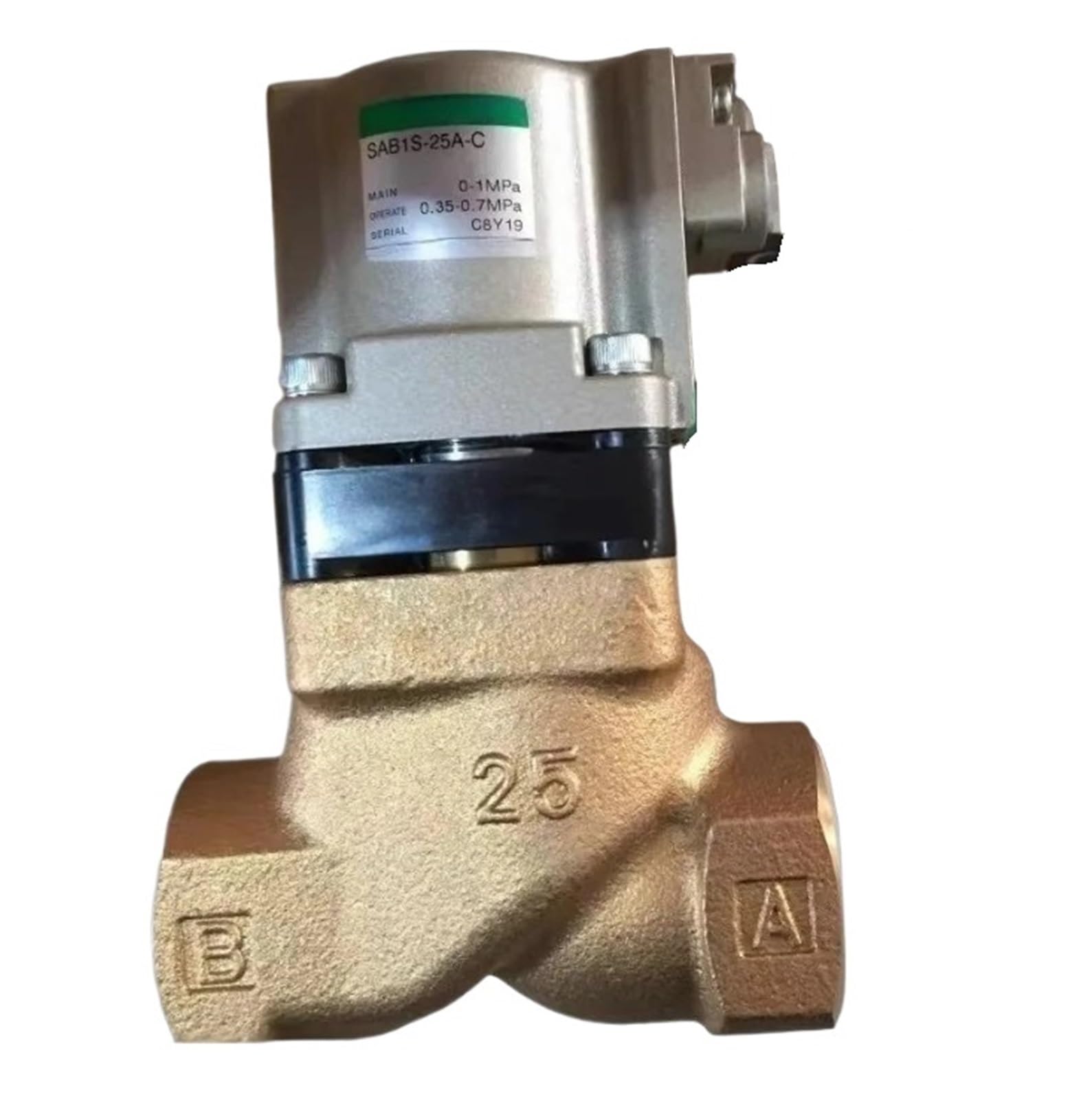 Vanne de régulation SAB1-15A-C pour fluides industriels