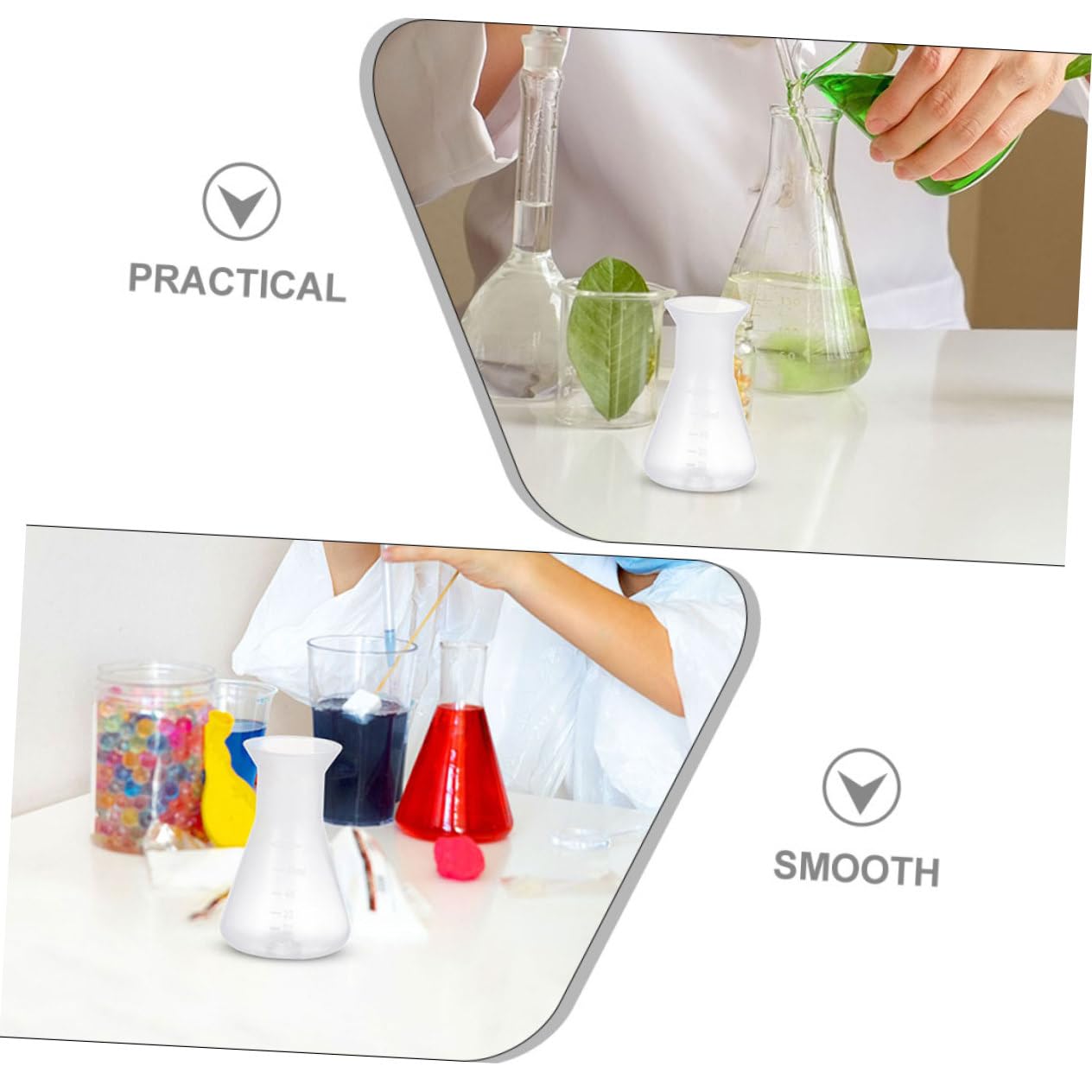 VALICLUD Erlenmeyerkolben-Set – 8 Stück, 50 Ml,  Produktbild-Vorschau 2