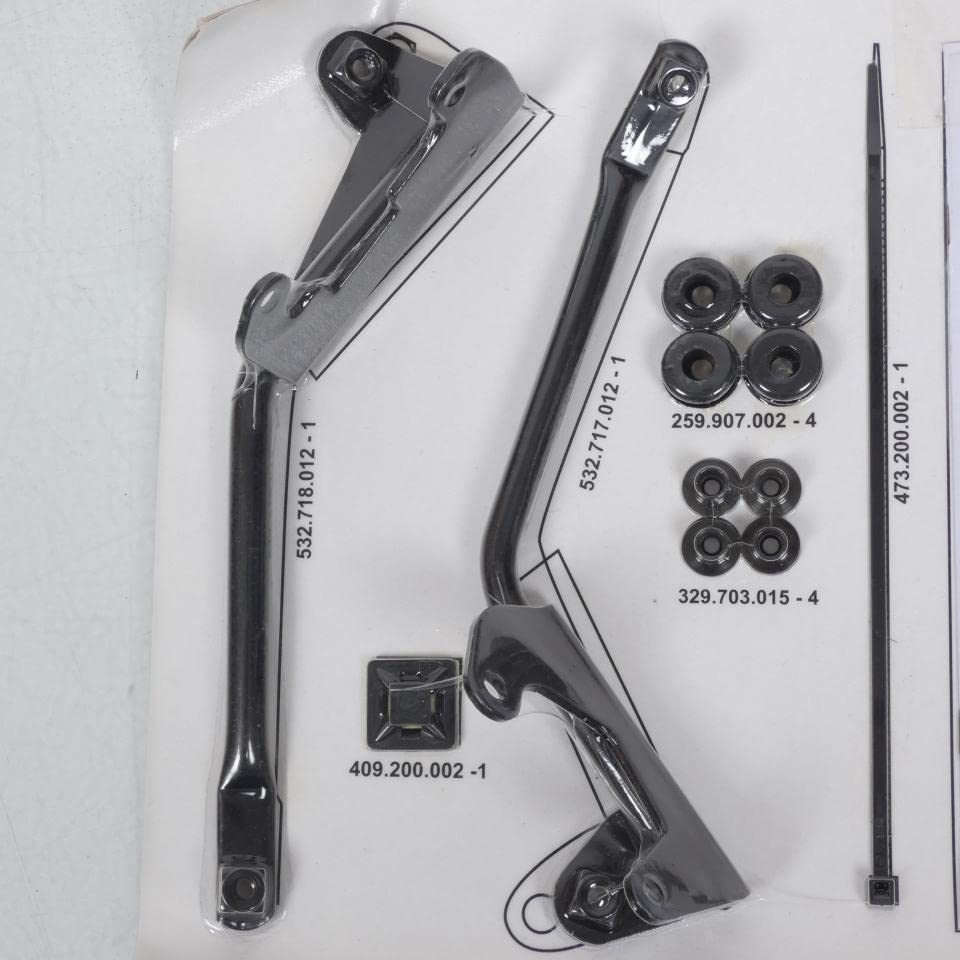 Kit zoccolo basso cassa bianca per moto Yamaha 600 XJ6 Diversion 20S-W0714-90
