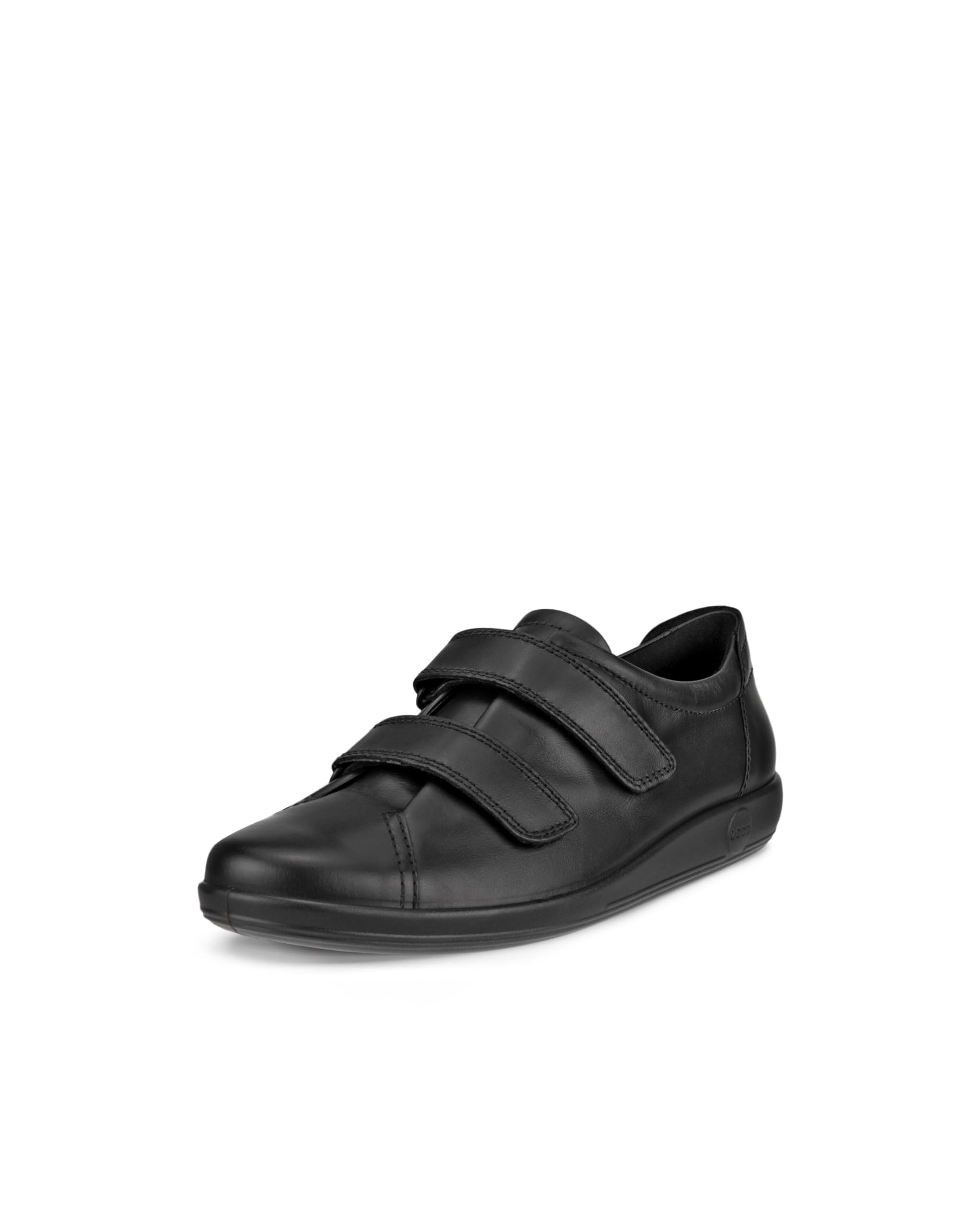 ECCO Women's Soft 2.0 Low-Top Sneakers, Black, 9/9.5 UK