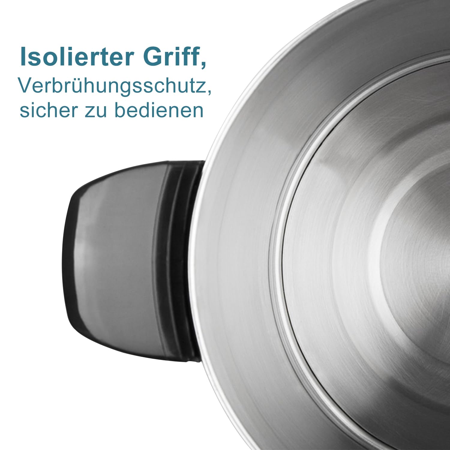 Bollitore Vin Brulé 8L | Acciaio Inox | 1500W | Regolazione Temperatura 30-110°C | Con Rubinetto | Per Feste - Foto 6