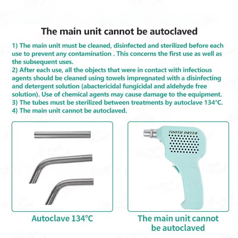 Teeth Dryer Dry Heater USB Charged High Pressure Sterilization 134 ℃ Laboratory Equipment