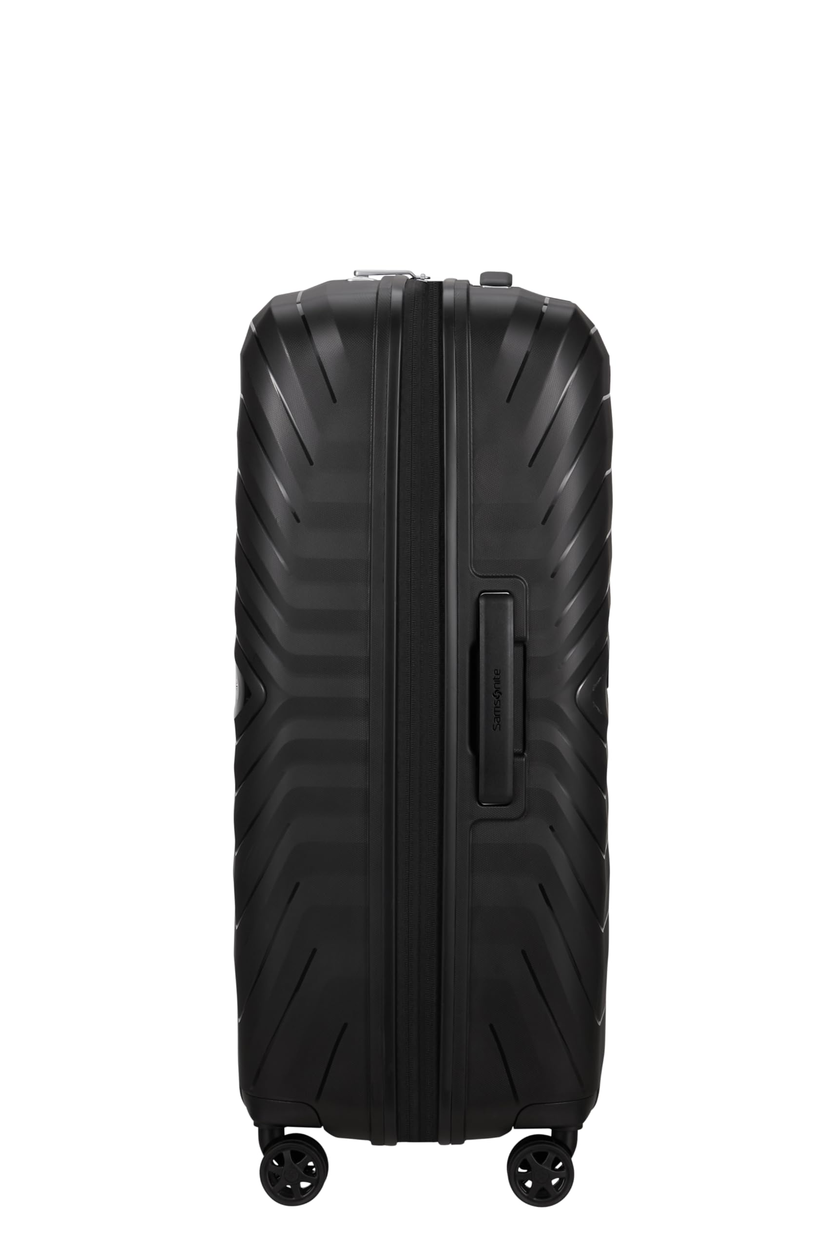 Samsonite Neo Flux - Spinner L, Valigia espandibile, 75 cm, 109/121 L, Nero (Black)