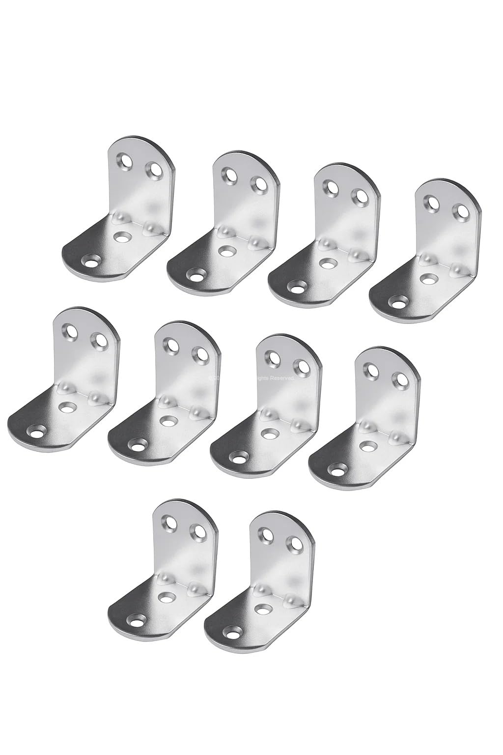 Proalet L Demir Gönye Köşebent, 30x30x23 mm, Kenar, Köşe Bağlantı Demiri, Mobilya, Dolap, Masa, Sandalye, Raf, Kitaplık, Karavan, Gardırop, Portmanto, Ahşap, Lama Sabitleme Aparatı (10 Adet)