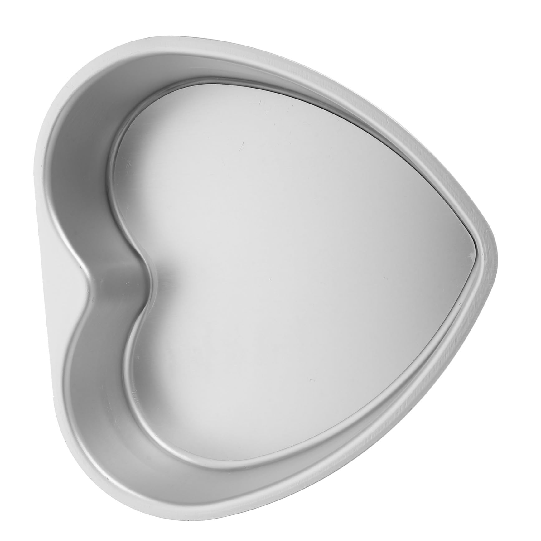 SOLUSTRE Molde para Pastel de Corazón 20 Cm Aleación de Aluminio Antiadherente Conductividad Térmica Rápida para Repostería DIY Tartas, Queso y Mousse, Uso Doméstico, Molde Desmontable