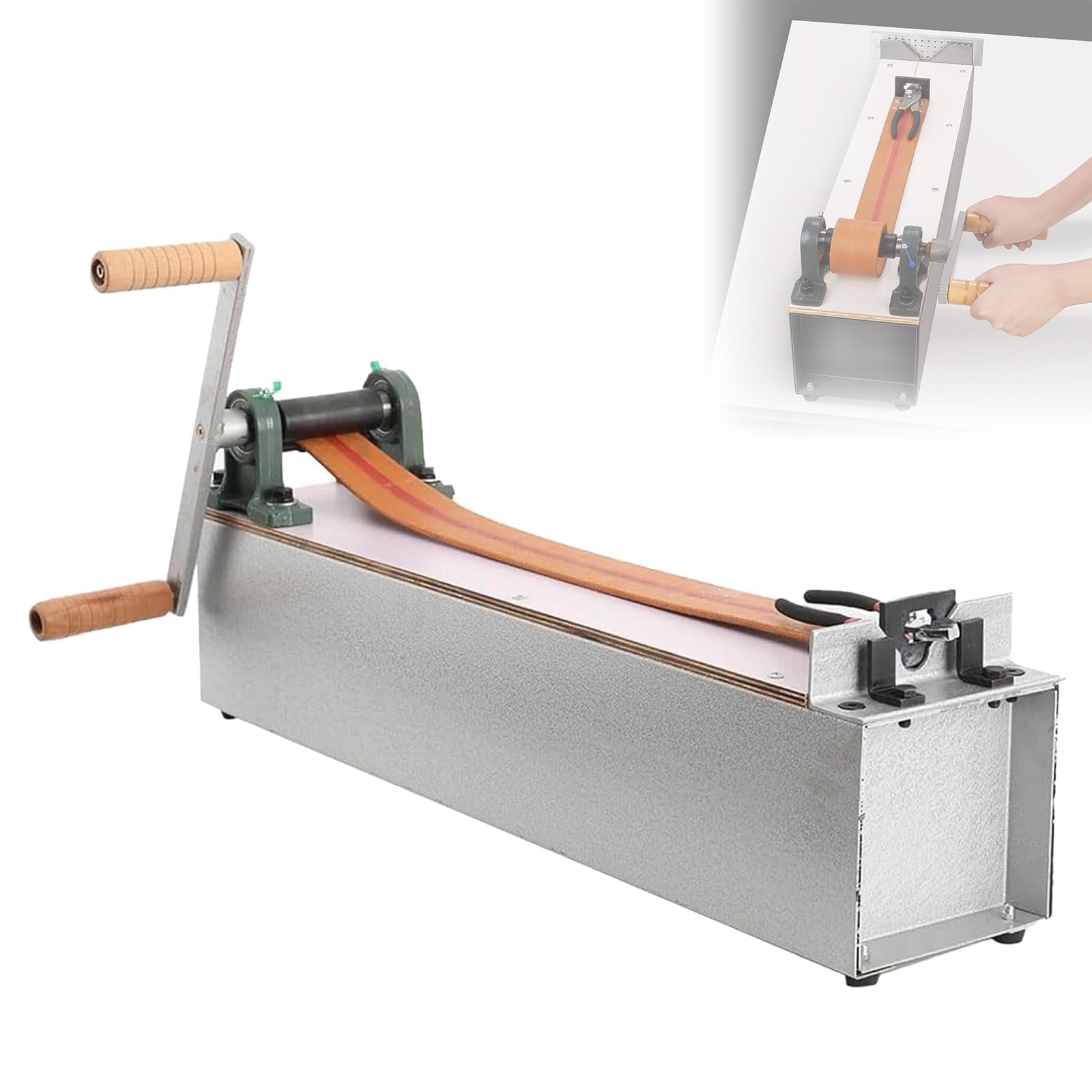 Macchina per trafilatura manuale, estrattore di fili da banco con doppia maniglia rimovibile, strumento per la creazione di gioielli fai da te per la lavorazione di fili oro/argento