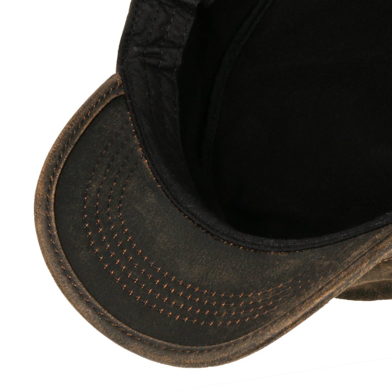 Stetson Casquette Datto Winter Army Homme - de Militaire pour avec Visiere, Doublure, Ferme a l’Arriere, Doublure Automne-Hiver Hiver