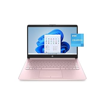 HP ノートパソコン　ピンク　14インチ Amazon.com: HP 14