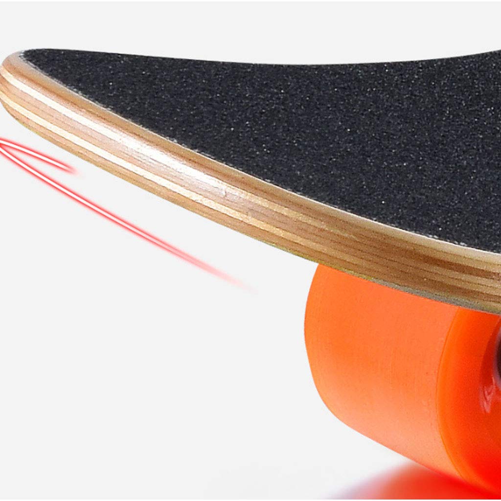 YEENUO 43 "x9" Skateboard complet Longboard Skateboard Cruiser Board Longboard Drop Through Skate Board ， Cruising, Curving, Freeride Slide, Freestyle et Downhill Freestyle Cruiser pour adolescents