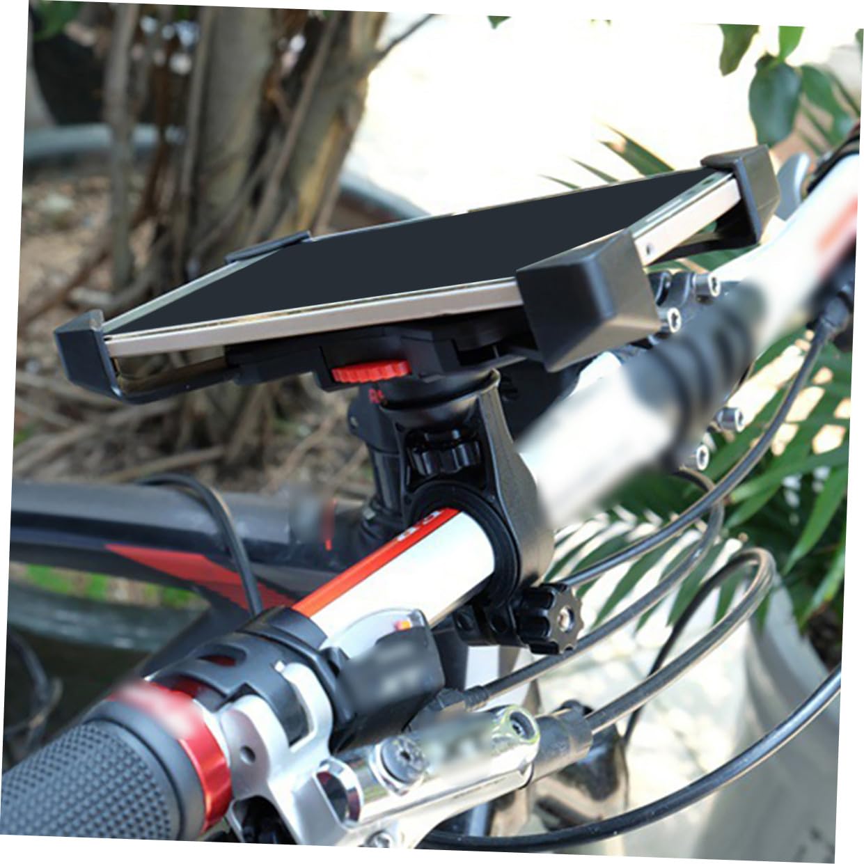 Mikikit Supporto Per Telefono Da 2 Pezzi Per Manubrio Facile Da Installare 4-6 5 Pollici Adatto Nero Gancio Solido Design Alla Moda Supporto Per Telefono Da Bicicletta