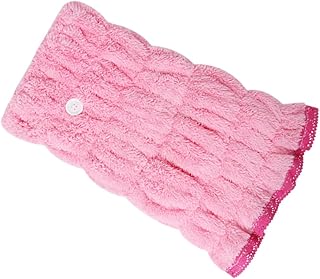 Beavorty 1 Peça Touca De Secagem De Cabelo Touca De Absorção De Água Toalha De Secagem Rápida Touca De Banho De Cabelo Toalhas De Spa Turbante De Cabelo Toalhas De Envoltório De Cabelo