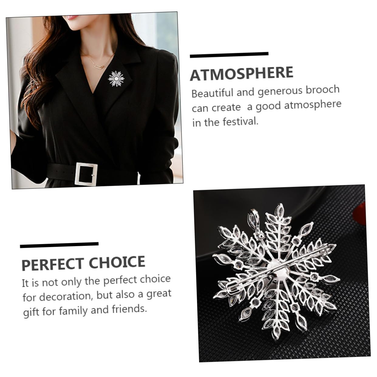 BESPORTBLE Spilla per Corsage Decorativo per Abbigliamento Accessorio Versatile per Matrimoni e Speciali Con Pin Robusto