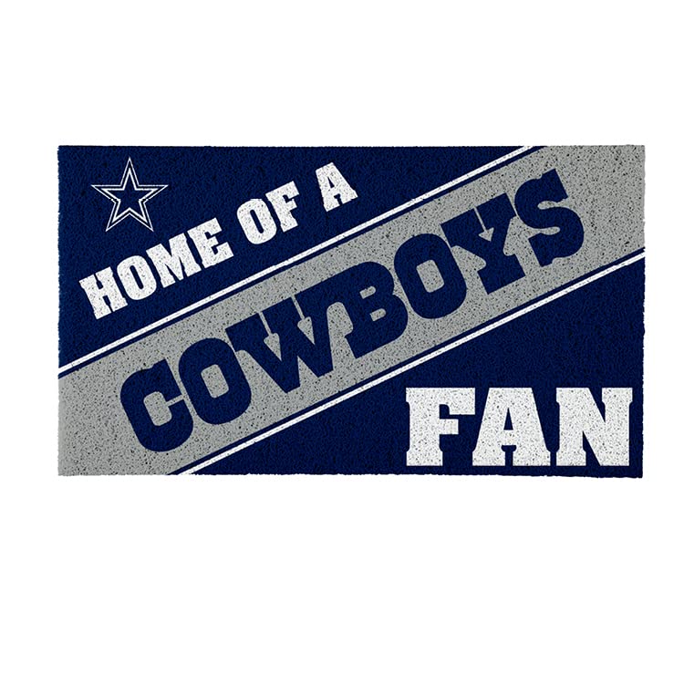 Team Sports America Dallas Cowboys, Officially Licensed Door Mat 28 x 16 Inches Indoor Outdoor Sports Fan Rug
