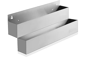 GRIDMANN 22-inch Liquor Shelf 2-Tier Liquor Bottle Holder