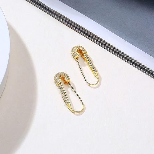 Miniatura 5 de Aretes de aro de plata de ley para mujeres y niñas, aretes de aro de plata de ley con circonita cúbica, hipoalergénicos, aretes de cristal, joyería