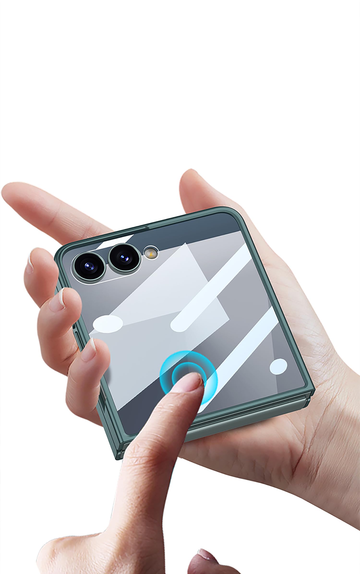 COQUE Étui pour Galaxy Z Flip 7, de Protection intégrale avec Bracelet et Support vidéo, étui Pliable pour Samsung Galaxy Z Flip 7 5G-Noir