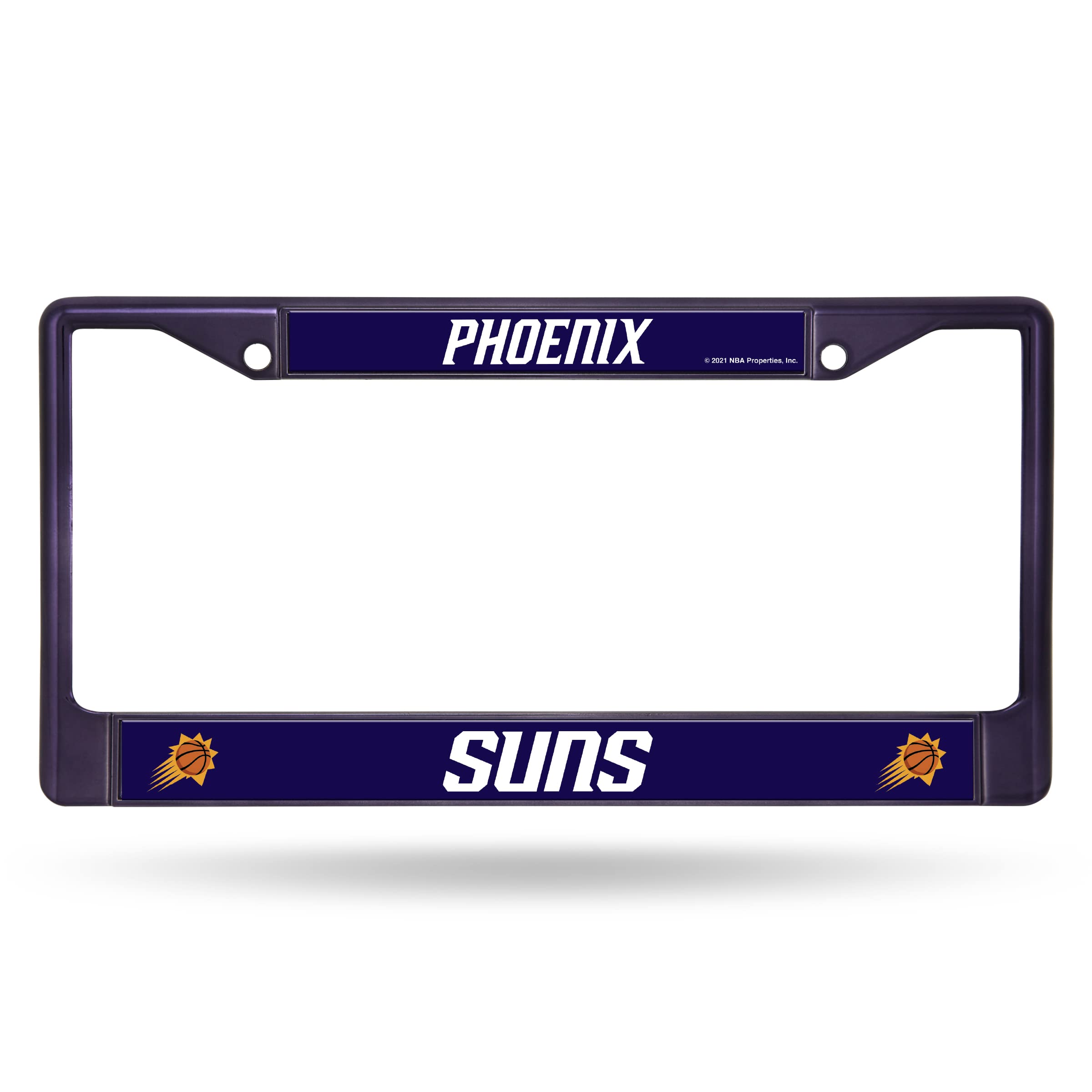 Rico Industries NBA Phoenix Suns Team Colored Chrome License Plate Frame