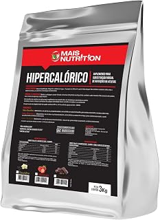 Hipercalorico 3kg Mais Nutrition Sabores Baunilha Chocolate e Morango (Morango)