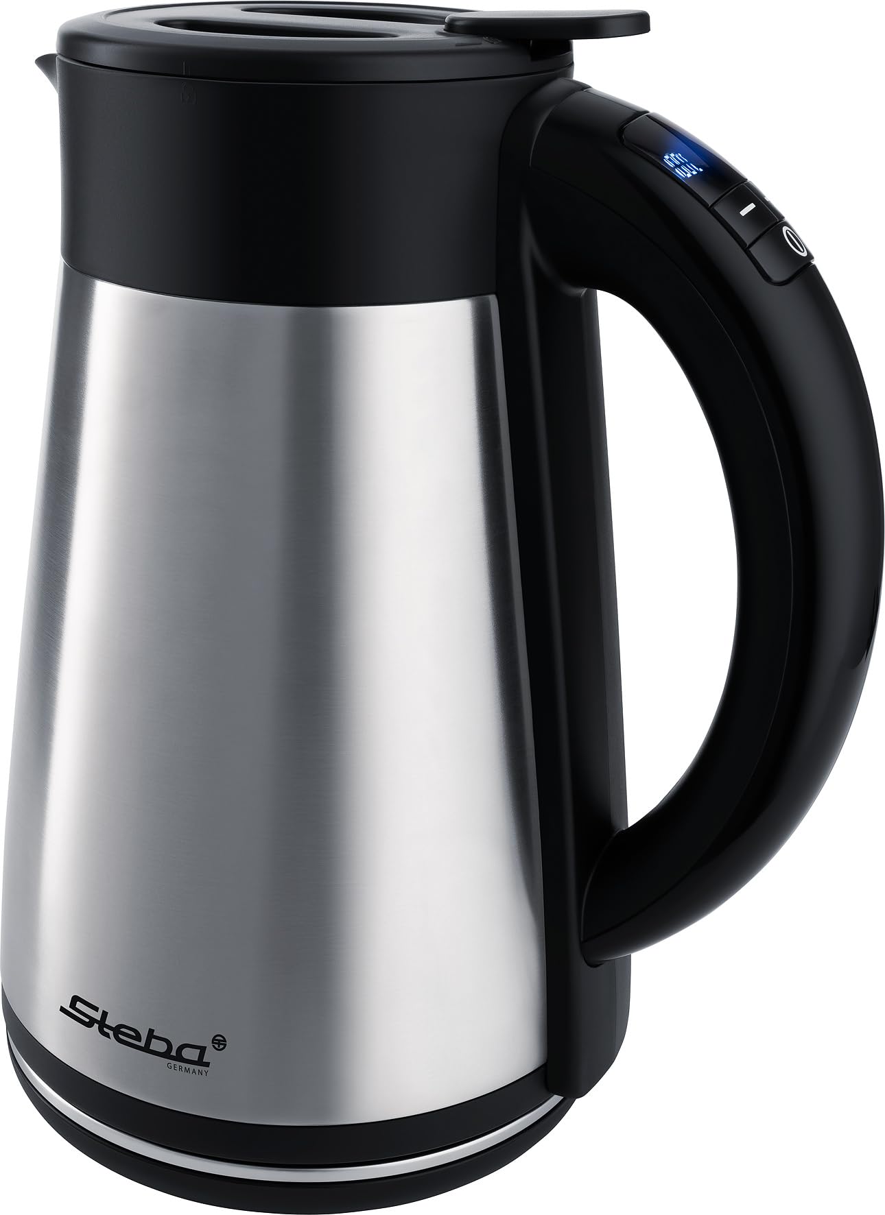 Hervidor térmico Steba con 1,5 litros de capacidad y carcasa de doble pared con función térmica para mantener el hervidor caliente durante mucho tiempo. Wk 31 THRMO.