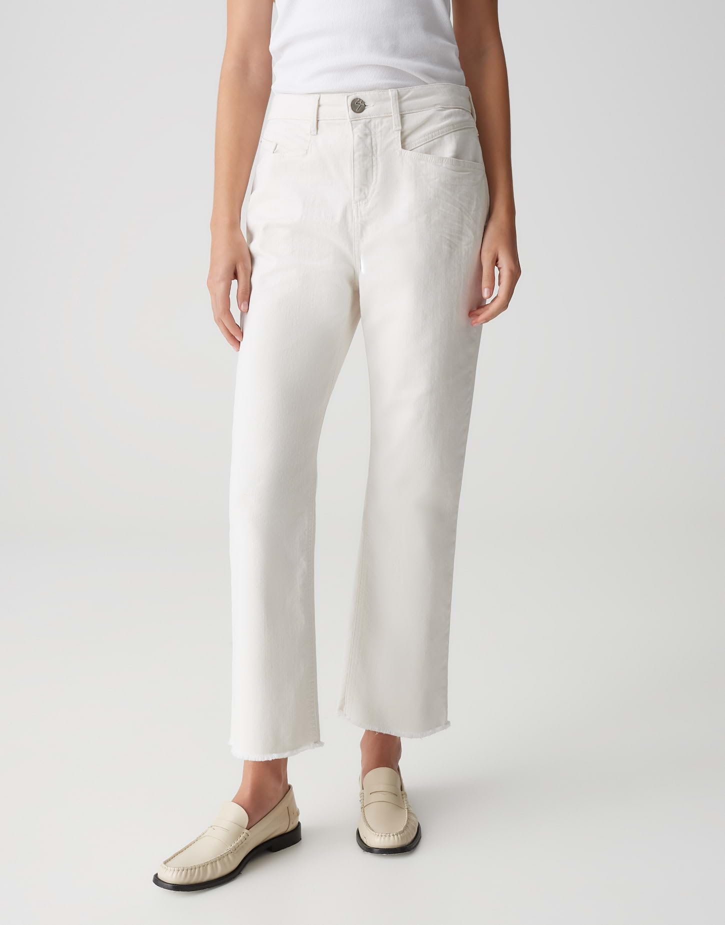 OPUS Damen Boyfriend | Boyfriend Jeans LANI Dynamic Mid Rise aus Spanish Cotton Mix