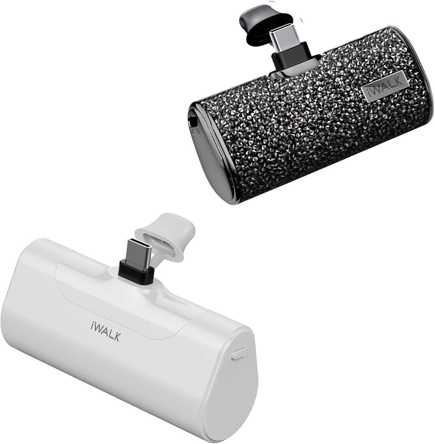 iWALK Portable Charger Sparkly Design for iPhone 15