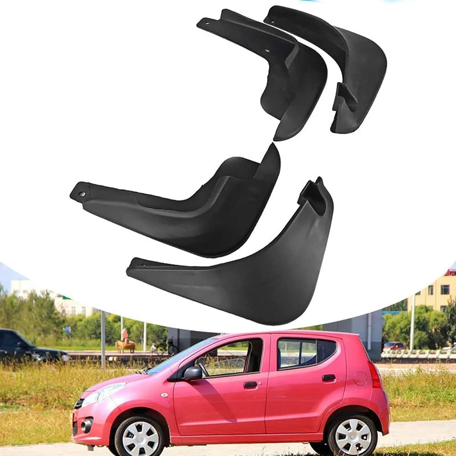 ZanLIn Car mudguard suitable for Suzuki Alto 2013, Mud Flaps Splash Guards Replacement Decorative Mudguard Wheel Baffle Protection