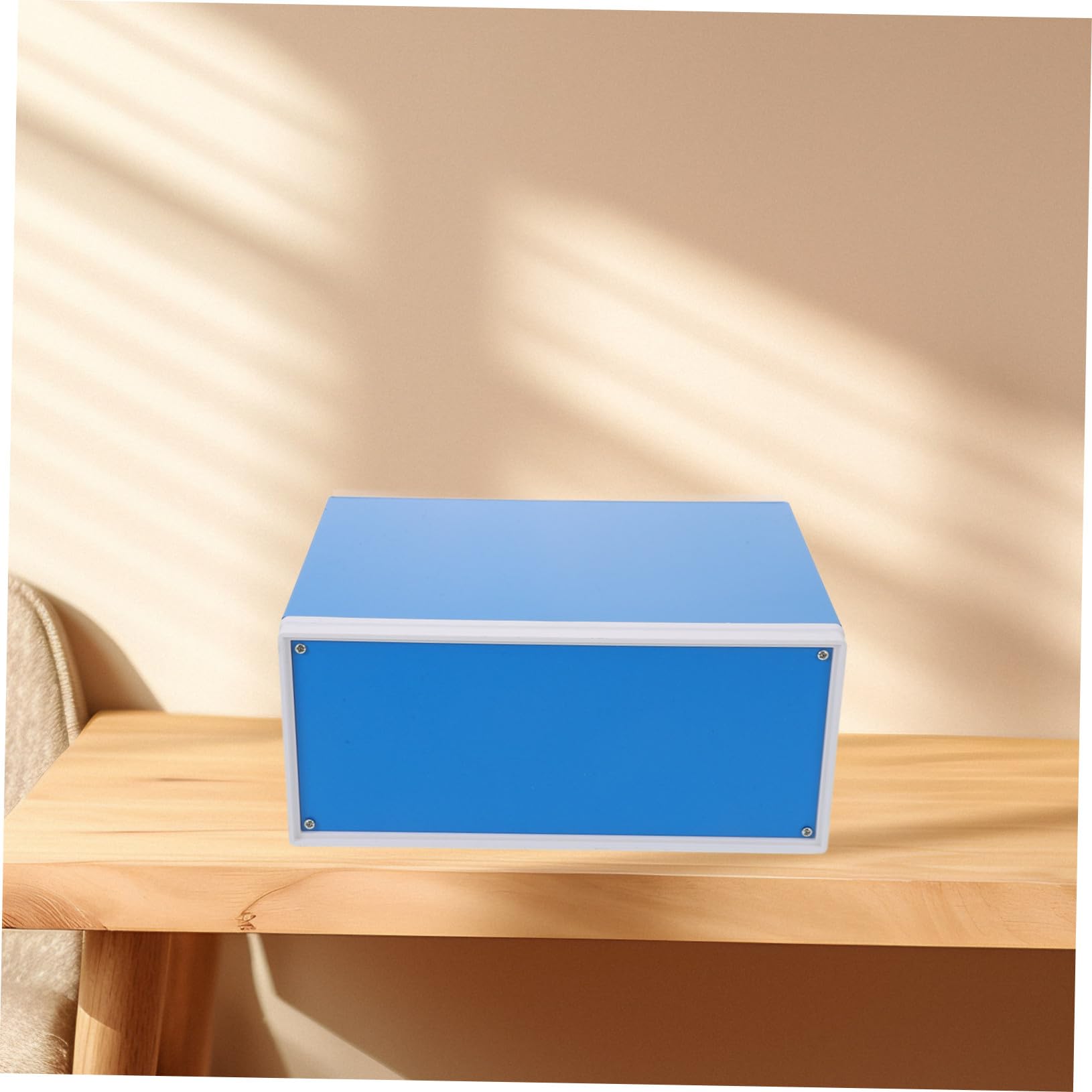 Toddmomy Scatola di Giunzione in Metallo Blu per Progetti Elettronici Protezione in Tensione e Facile Installazione, Custodia in Ferro 110x250x190mm per Terminali e Pulsanti
