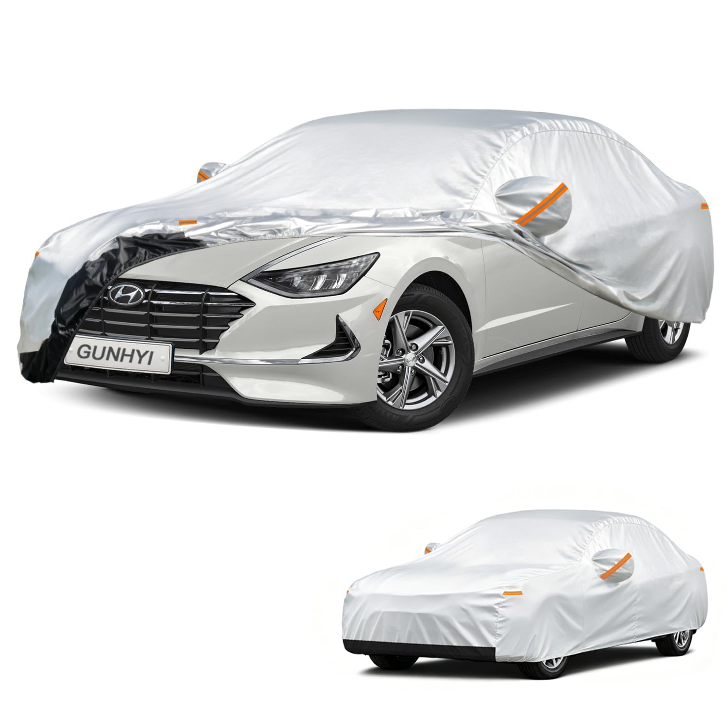 GUNHYI Car Cover Custom Fit Hyundai Sonata (1993-2026) Waterproof for Automobiles, Oxford Sun Rain Dust Snow Protection (Ships from US Warehouse, Delivery 3-8 Days)