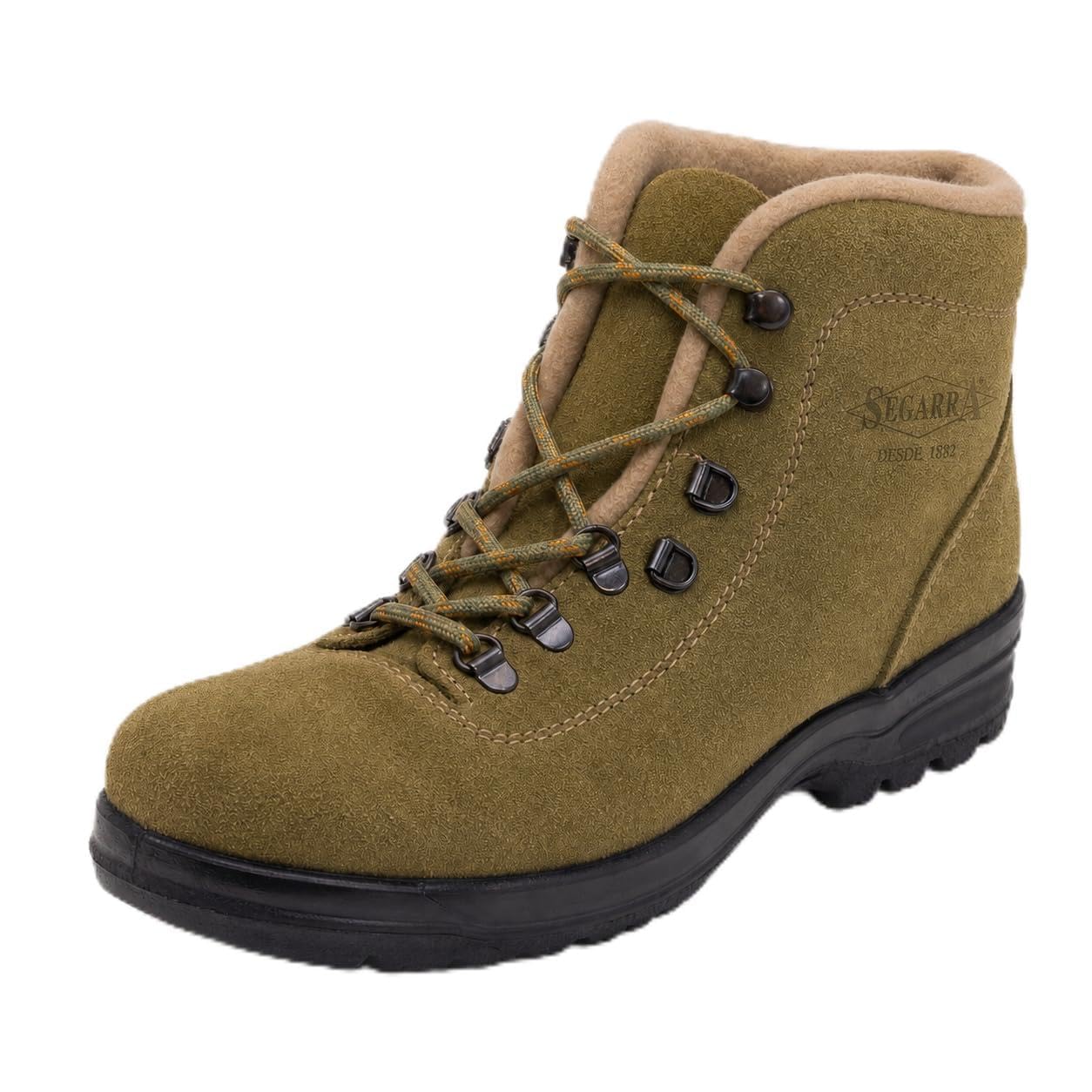Segarra Botas de Montaña Impermeables de Cuero con Borreguito