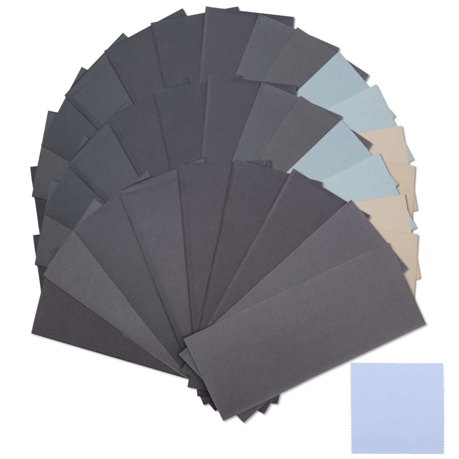 Sandpaper 400 to 3000 5000 7000 10000 20000 Grits - Image 3