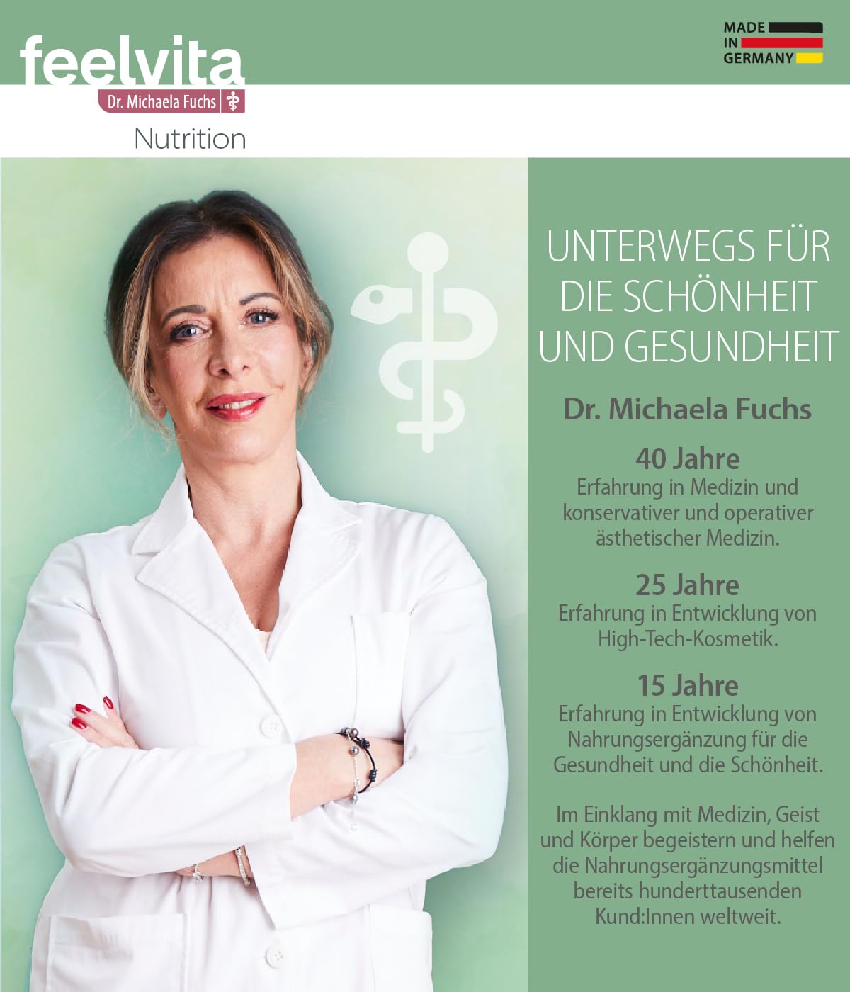 Genius Feelvita Nutrition NADH-Kapseln mit Niacin, Zink, Vitamin A & Vitamin B2- für einen normalen Energiestoffwechsel und zur Verringerung von Müdigkeit- 120 Kapseln, 4-Monatsvorrat, Made in Germany