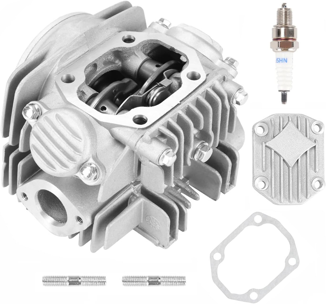 YX140 Cylinder Head Kit Replacement for 56mm Bore YX140cc 150cc 1P56FMJ 1P56FMJ-5 1P56YMJ Horizontal Engine Dirt Pit Bike ATV Quad Parts