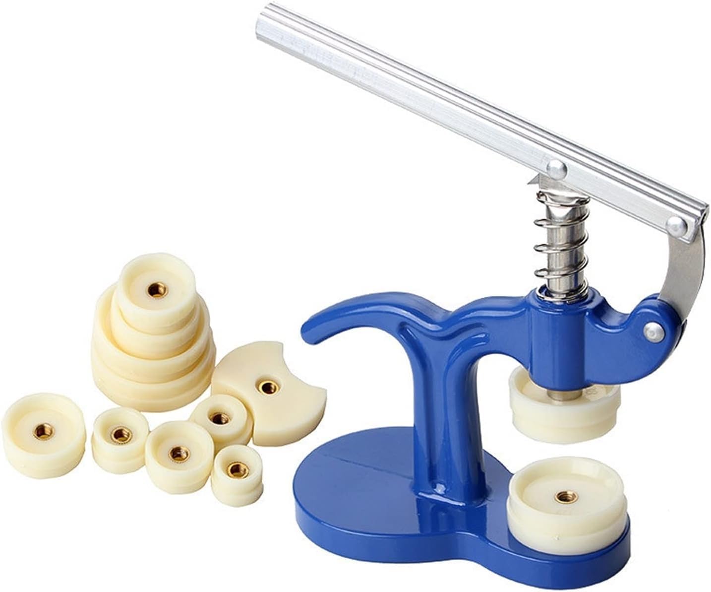 Kit di strumenti professionali for la riparazione di orologi, strumenti for orologi, inclusa la pressa for orologi, barre a molla, batteria for la sostituzione, kit di strumenti for la ripar