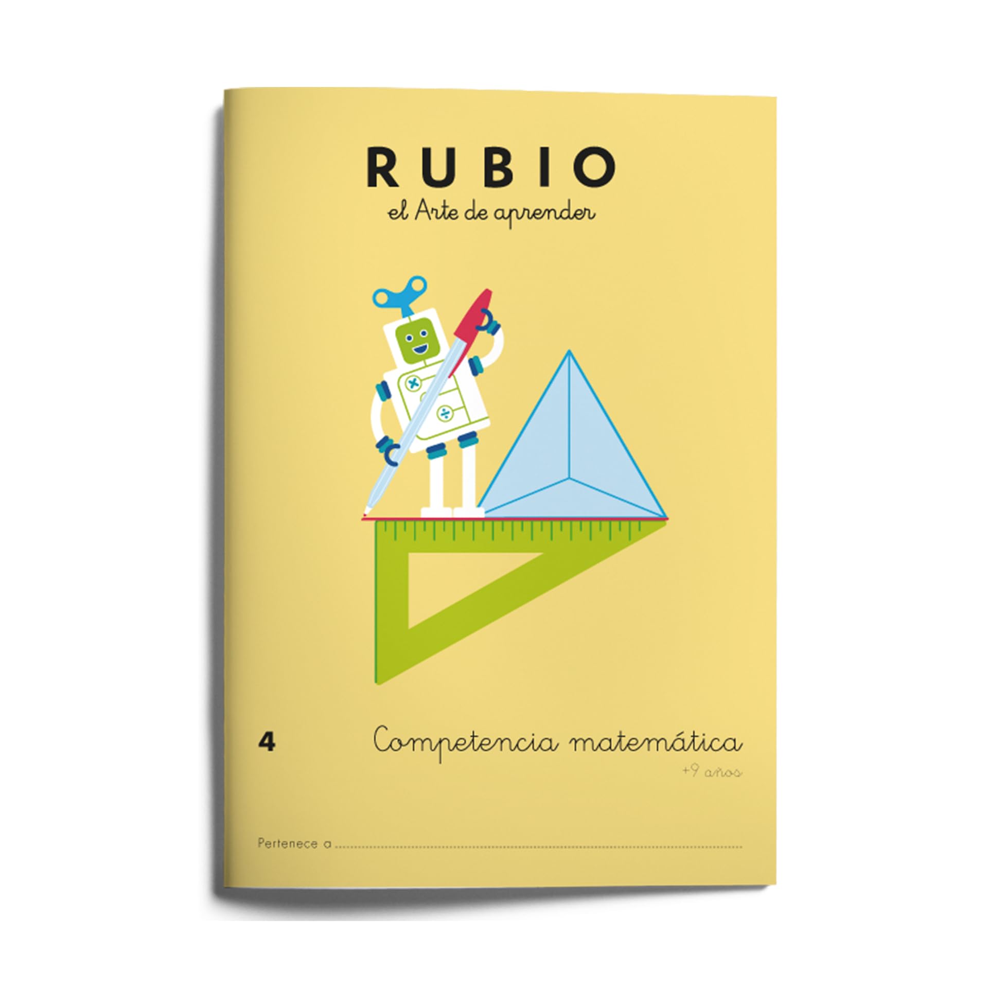 4 Competencia matemática RUBIO |+9 años | Medida de ángulos, perímetro de figuras planas, suma y resta de fracciones.