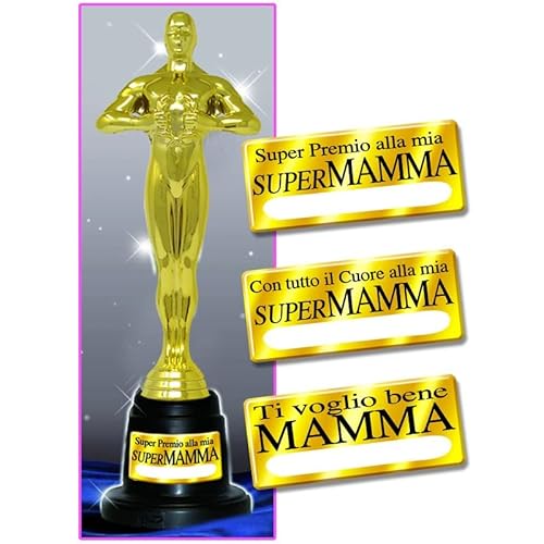 Statuina Trofeo Dorato Mamma Cm. 29