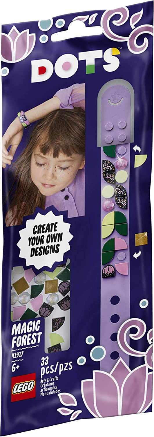 Lego Multicolor Dots Magic Forest Bracelet 41917 Diy Craft Kit For Kids, Makes A Great Birthday Gift For Kids Who Love Creative Toys And Homemade Craft Sets, New 2020 (33 Pieces)