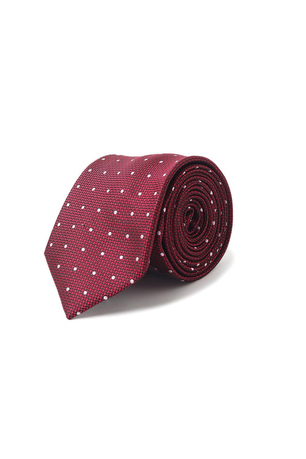 allen solly Men Maroon Embroidered Formal Tie-picture-46